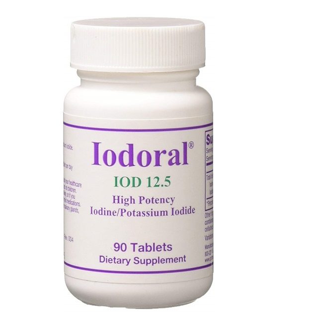 Optimox Iodoral IOD 12.5 mg Jod 180 tabletek 